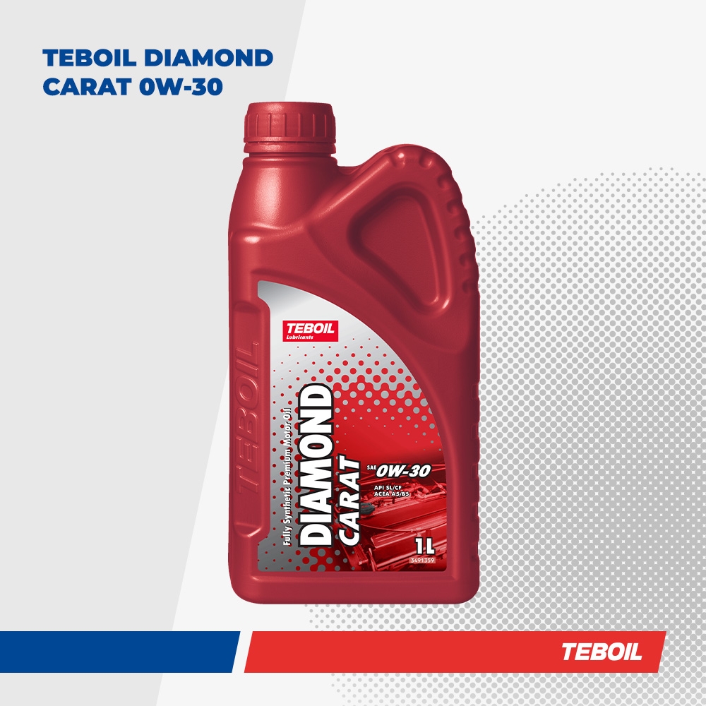 Моторное масло премиальное TEBOIL DIAMOND CARAT 0W-30 премиальное синтетическое 1л