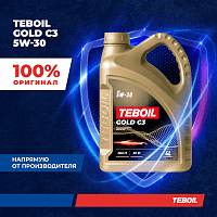 Моторное масло TEBOIL GOLD C3 5W-30 синтетическое 4 л