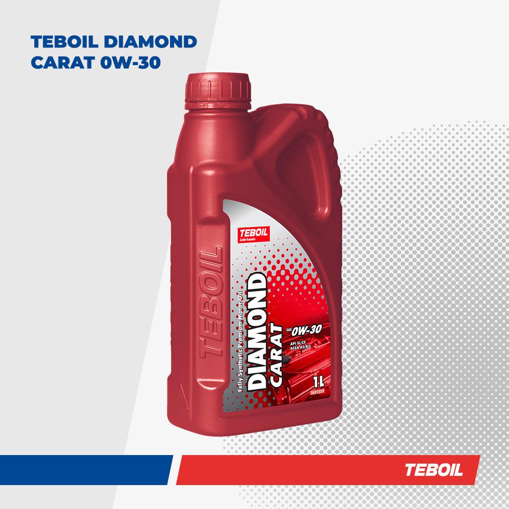 Моторное масло премиальное TEBOIL DIAMOND CARAT 0W-30 премиальное синтетическое 1л