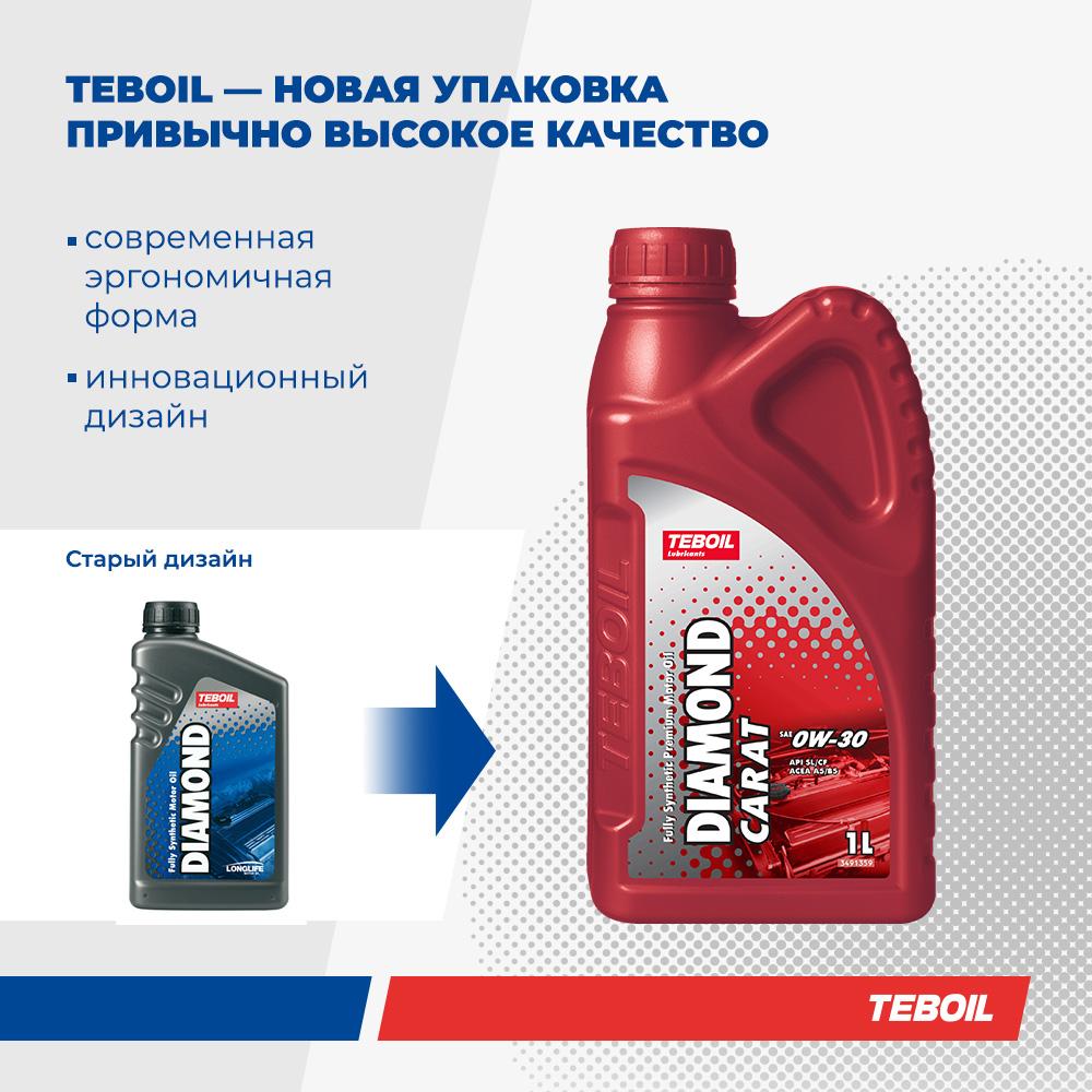 Моторное масло премиальное TEBOIL DIAMOND CARAT 0W-30 премиальное синтетическое 1л
