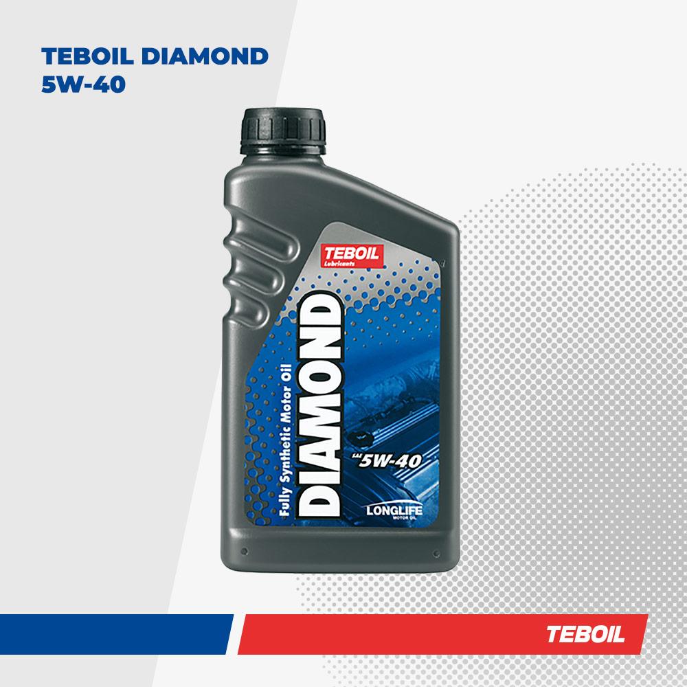 Масло моторное премиальное TEBOIL DIAMOND 5W-40 синтетическое 1 л - thumb-5